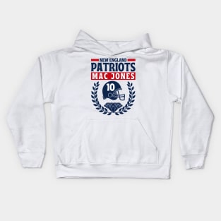 New England Patriots Mac Jones 10 American Football Kids Hoodie